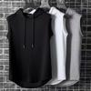Men's Trendy Hooded Vest - Modern Style, Youthful Appeal