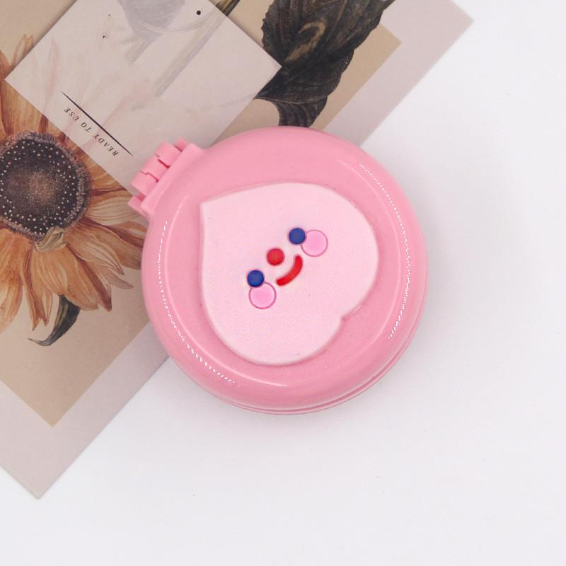 Cute Cartoon Folding Comb with Cosmetic Mirror for Girls Air Cushion Massage Portable Comb  Kids Dress Up Makeups Toy Gifts