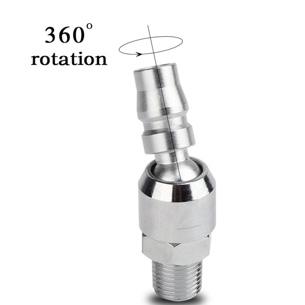 Vernickelter Eisen-Schnellverbinder pneumatisch 1/4 Zoll