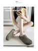 BK Half-Covered Genuine Leather Unisex Slippers with Cork Toe Cap - Versatile Casual Outdoor Wear by Birkenstock