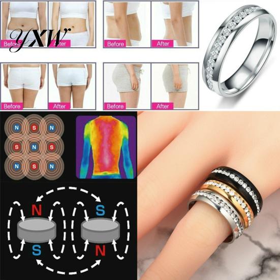 Zdravotní péče Hubnutí Spalování tuků Zeštíhlující Magnetický prsten s kamínky Šperky