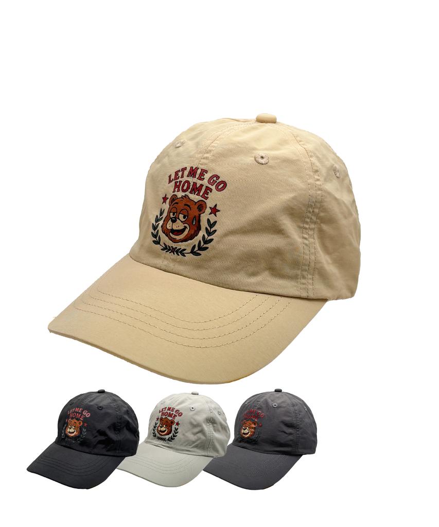 DRIFTOUT Let Me Go Home Gruffy Bear Ball Cap (4 Colors)