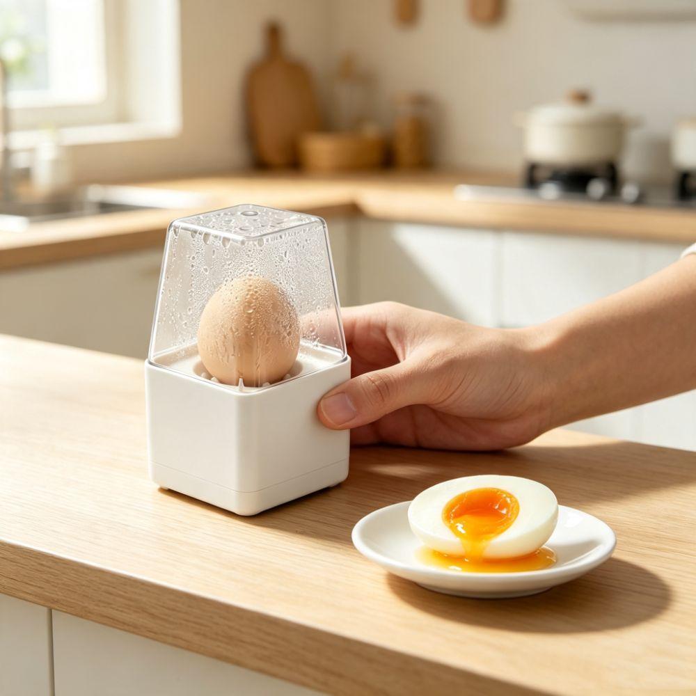 MINI Steam Egg Cooker Detachable Design Steamed Egg Boiled Custard Maker Egg Steamer Office