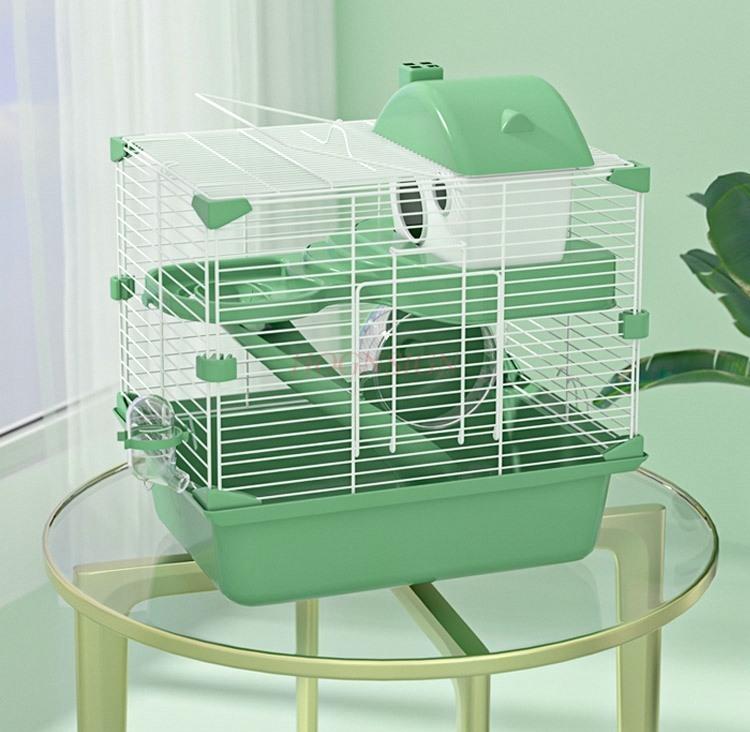 Hamster Cage Hut Nest Golden Bear Oversized Villa Supplies Set