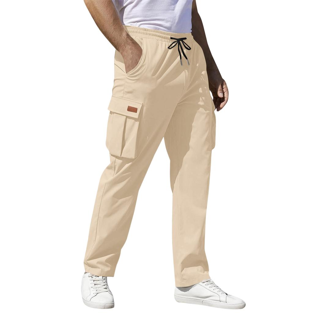 Casual Sports Pants Men's Loose Leggings Long Panel Fitness Running Training Pants