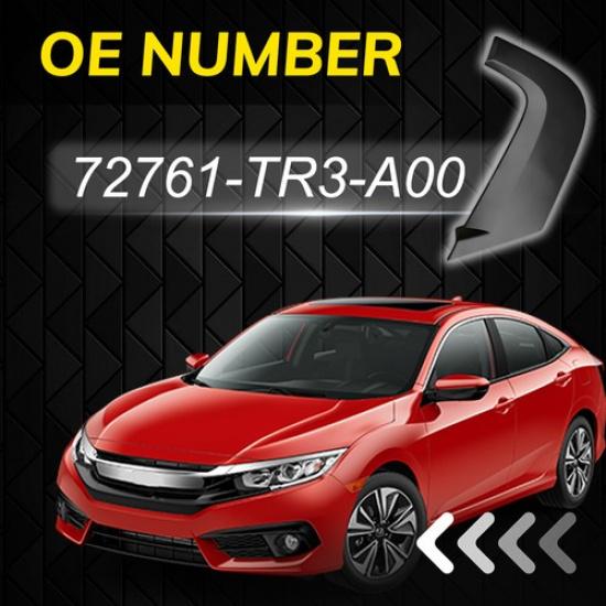 For Honda Rear 2012-2015 Civic Side Exterior Door Pillar Left Molding 1Xs