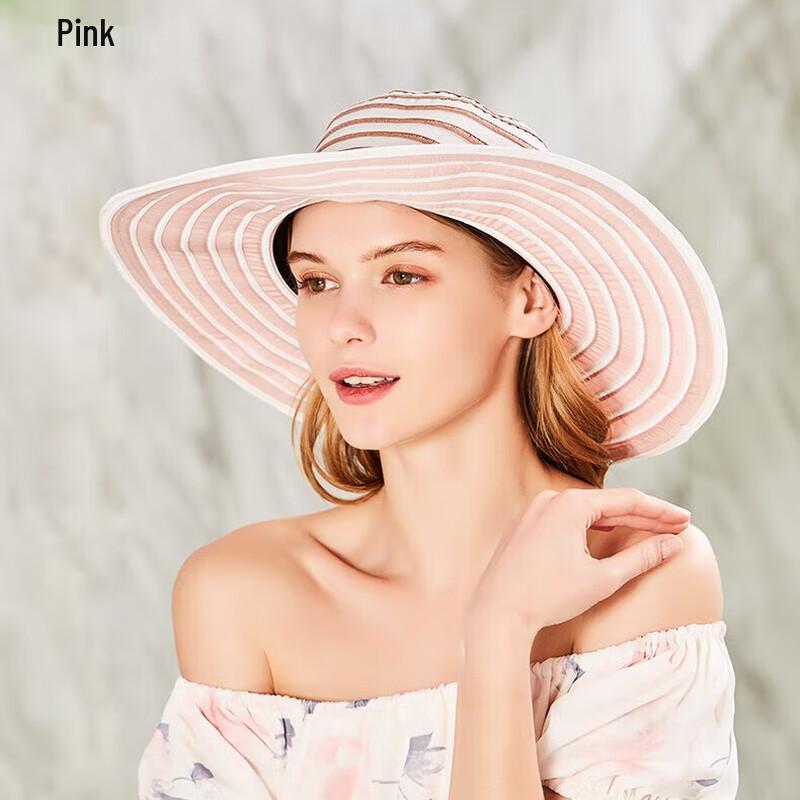 Женская складная широкополая солнцезащитная шляпа Kenmont 57cm