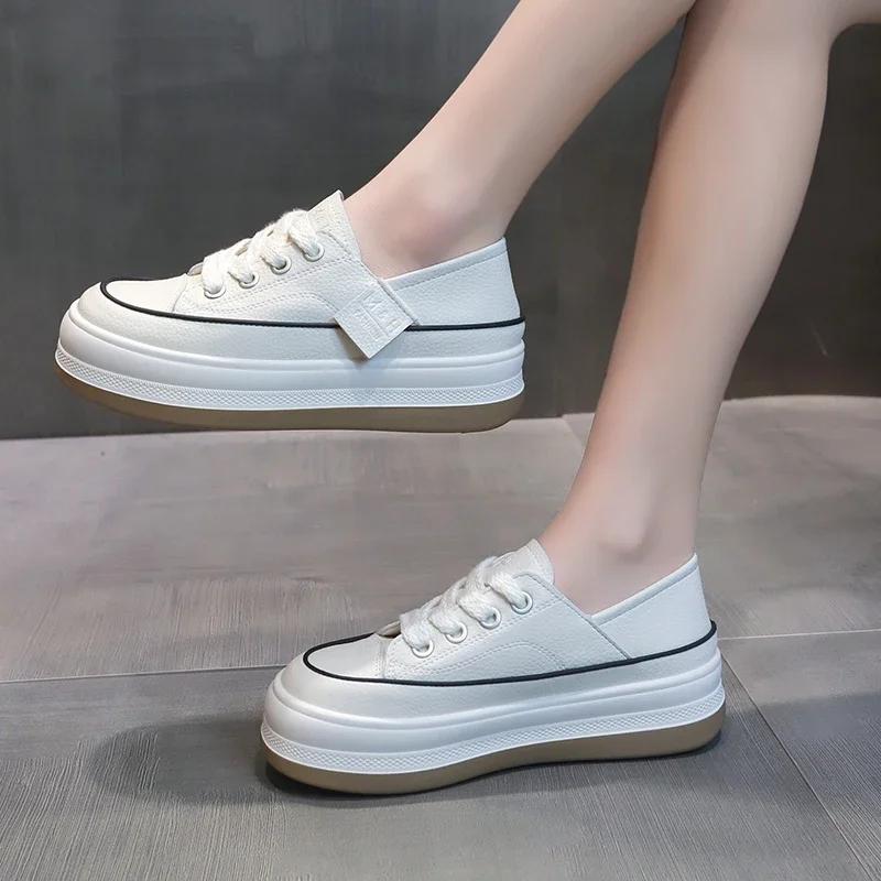 Trendy Sports Shoes for Women Autumn New Flat Bottomed Walking Designer Lace Up Casual Sports Running Travel Women's Shoes