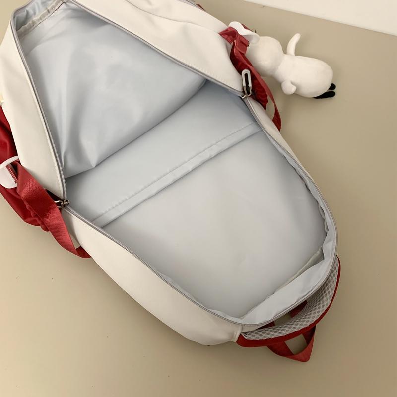 Женский рюкзак большой вместимости нейлоновый водоотталкивающий студенческий цветной — фото 6