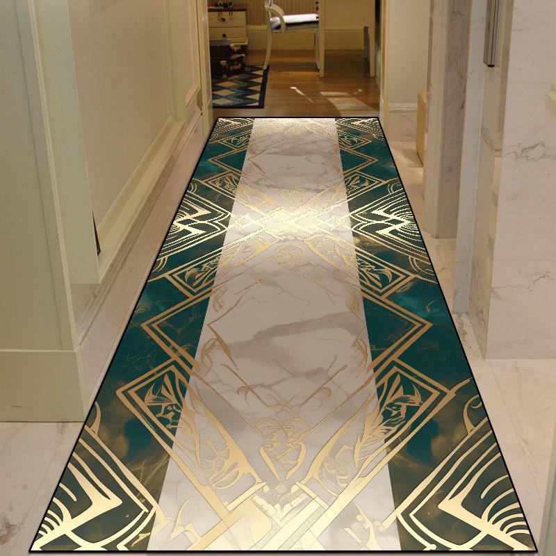 Teppiche im europäischen Stil für Flur, Diele, Loungebereich, Luxus-Flurläufer, Durchgang, Türbereich, Bodenmatten, anpassbar