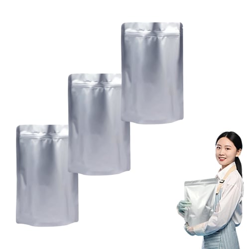 

XAEIOCIF Rice Storage Bags, 5kg Rice Bags, 10kg Rice Bags, Rice Storage Containers, Aluminum Bags, Extra Large, Vacuum, Zippered Light-Proof Bags, Ref