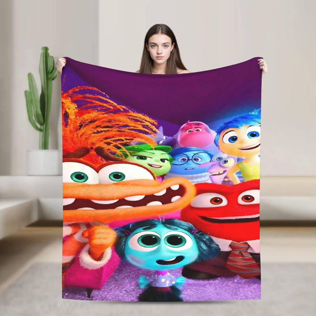 I-InsideS O-Out Blanket Quality Super Warm Throw Blanket Winter Children Couch Chair Sofa Bed Print Bedspread