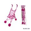 Kids' Pretend Play Folding Stroller and Baby Walker for Girls