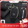 BUT1 2025 Hot Lezther Car Smart Key Case Cover Shell for Mercedes Benz AMG A B C E GL S GLA GLK CLS Class W204 W205 W212 W176 W463 Ac