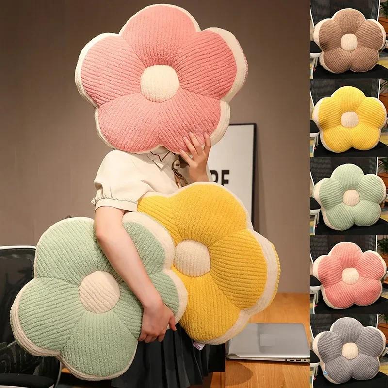 Sunflower Sofa Office Lumbar Decorative Seat Cushion Daisy Chair Cushion Room Decor Color Back Cushion Sofa Pillow Home Decor