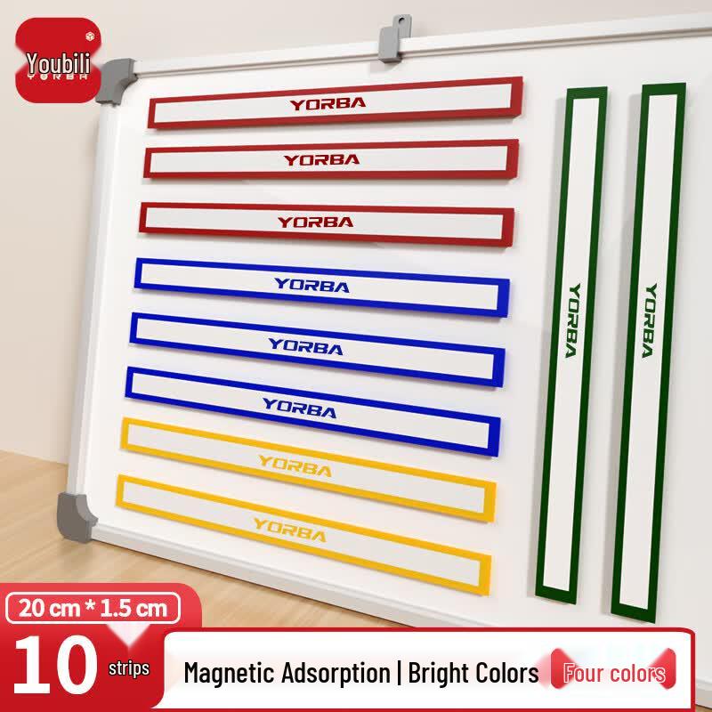 UBL Colored Magnetic Whiteboard Strips