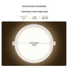 NVC 12W LED Recessed Ceiling Downlight, Painted White, Natural Light