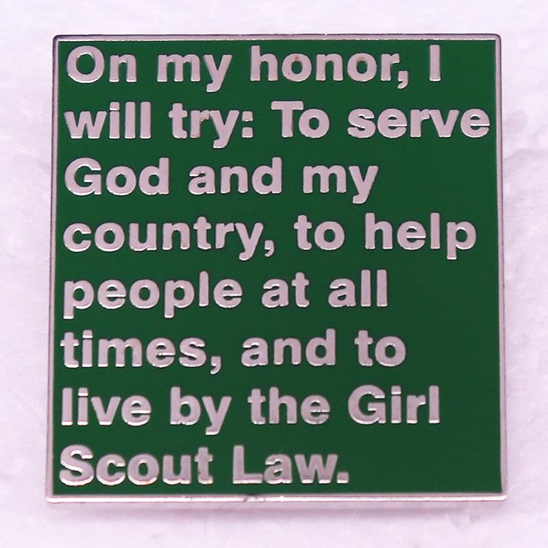 Scout Promise Pin Badge