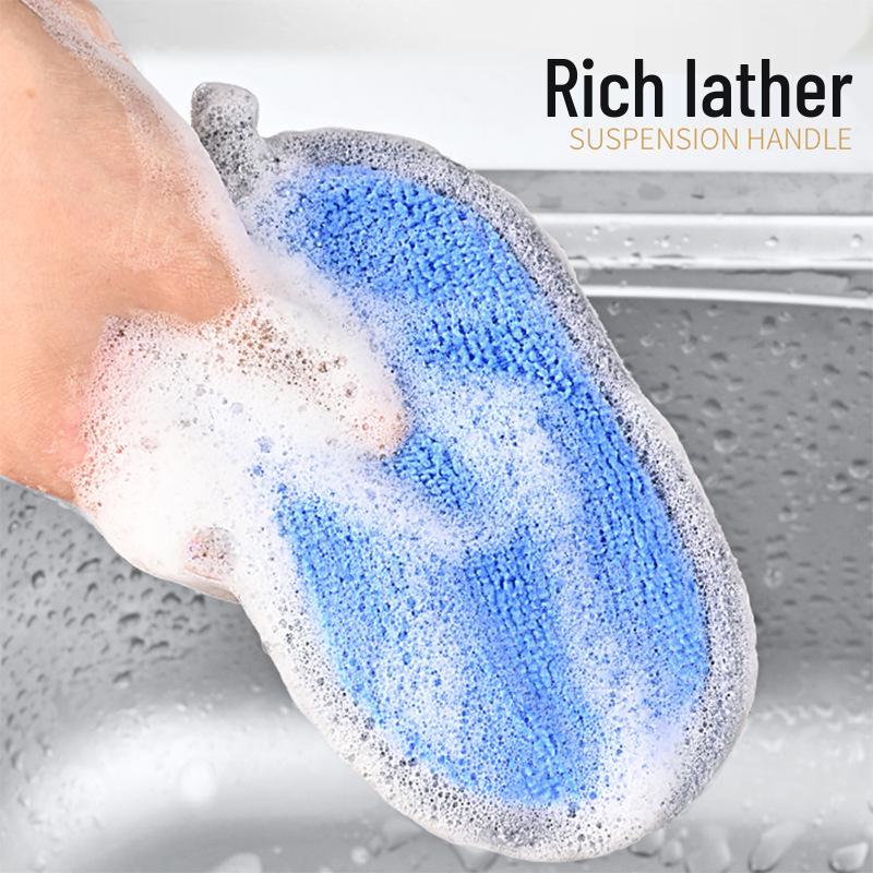 Non-Scratch Double-Sided Kitchen Sponge and Scouring Pad