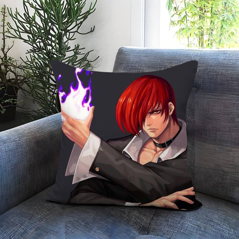 K-KOF The K-King of F-FighterS Cushion Cover Comfortable Reversible Pillow Cover Ideal for Car Sofa Bedroom & Beyond