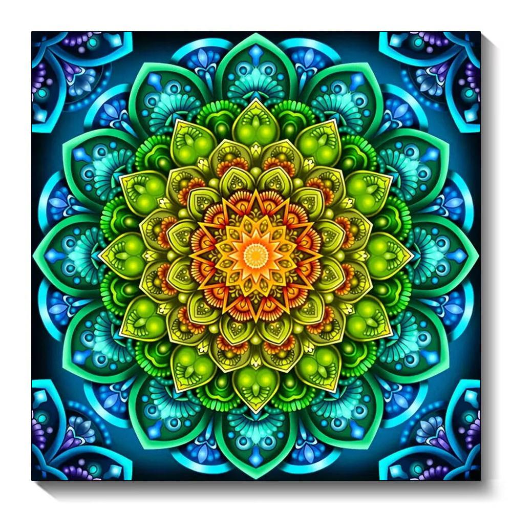 Diamond Painting Mandala DIY 5D Full Square Round Drill Embroidery Fantasy Mosaic Flower Wall Decorations Living Room New 2026