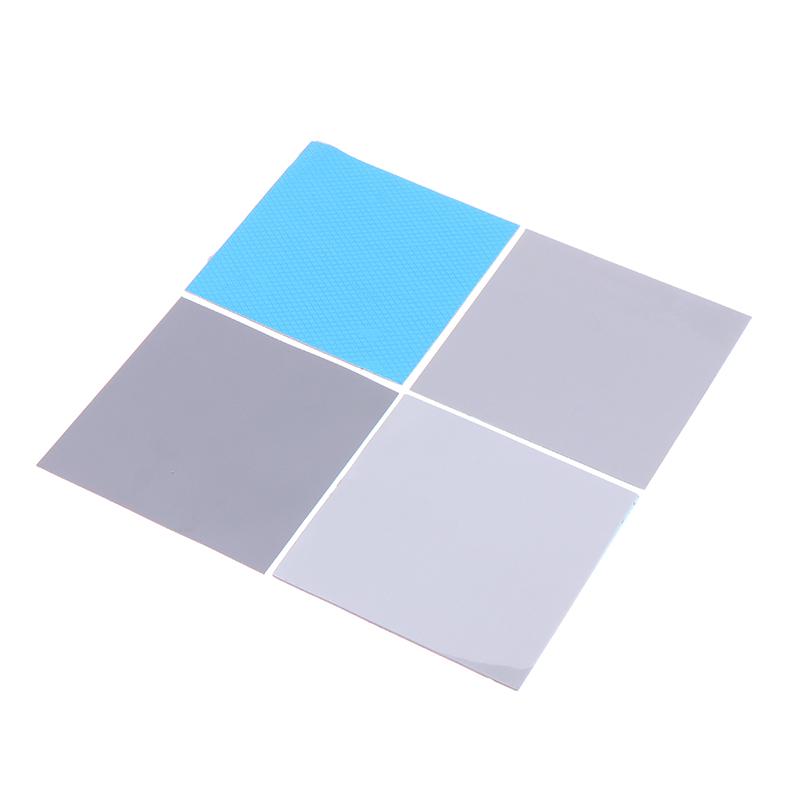 1Pc 15W Thermal Conductive Pad Sheet 0.3/0.5/1.0/1.5Mm Silicon Thermal Gap Pads Adhesive Insulating Silicone Grease Sheets