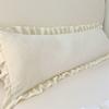 1 Lace Solid Plush Long Pillowcase, Soft and Comfortable, Couple Double Decorative Pillow Core Case (without Core)