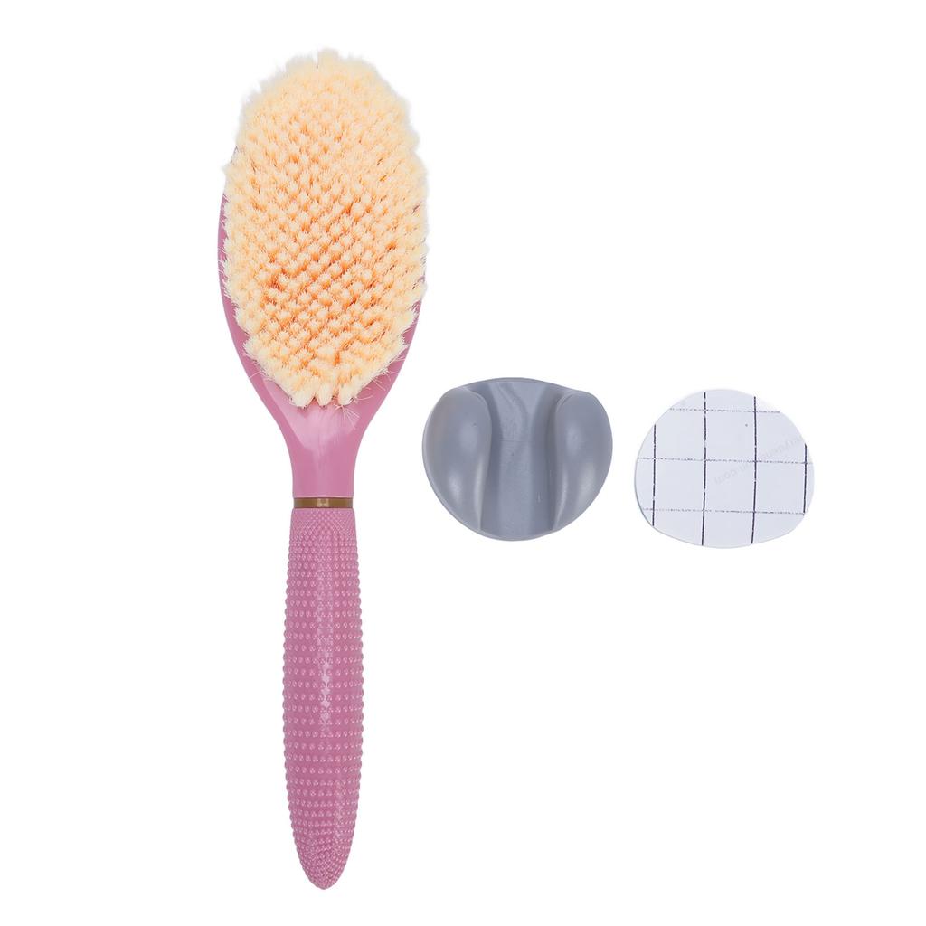 Dusch-Fußschrubber Fußwaschbürste Tragbare Gebogene Kopfschrubbbürste für Badezimmer