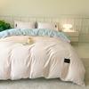 White Bedding Comforter Set with Pillowcase Bed Sheet Single Full Size Bed Linen Duvet Cover Set Queen/King Double Single Bed