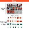 188PCS Deutsch DT Connector DT062S/DT042P 2P 3P 4P 6P 8P 12P Waterproof Electrical Connector For car Motor With Pins 2216AWG