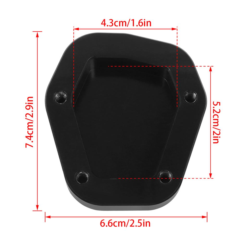 For Moto Guzzi V100 V 100 Mandello 2025 2025 Motorcycle CNC Kickstand Foot Side Stand Extension Enlarge Foot Pad Support Plate