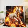 Ethereal Horse In Storm Blanket Flannel Blanket Throw Blanket Sofa Cover Blanket Soft Premium Blanket Picnic Blanket Tv Blanket Gifts