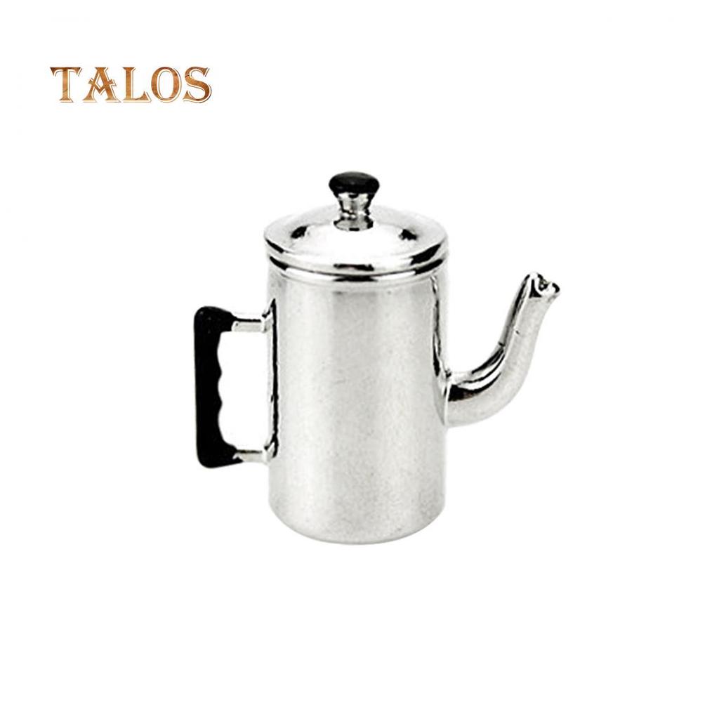 1Pc Dollhouse Miniature Metal Mini Milk Tea Kettle Kitchen 1:12 1:6 Kids Toy Gift Toys For All Ages