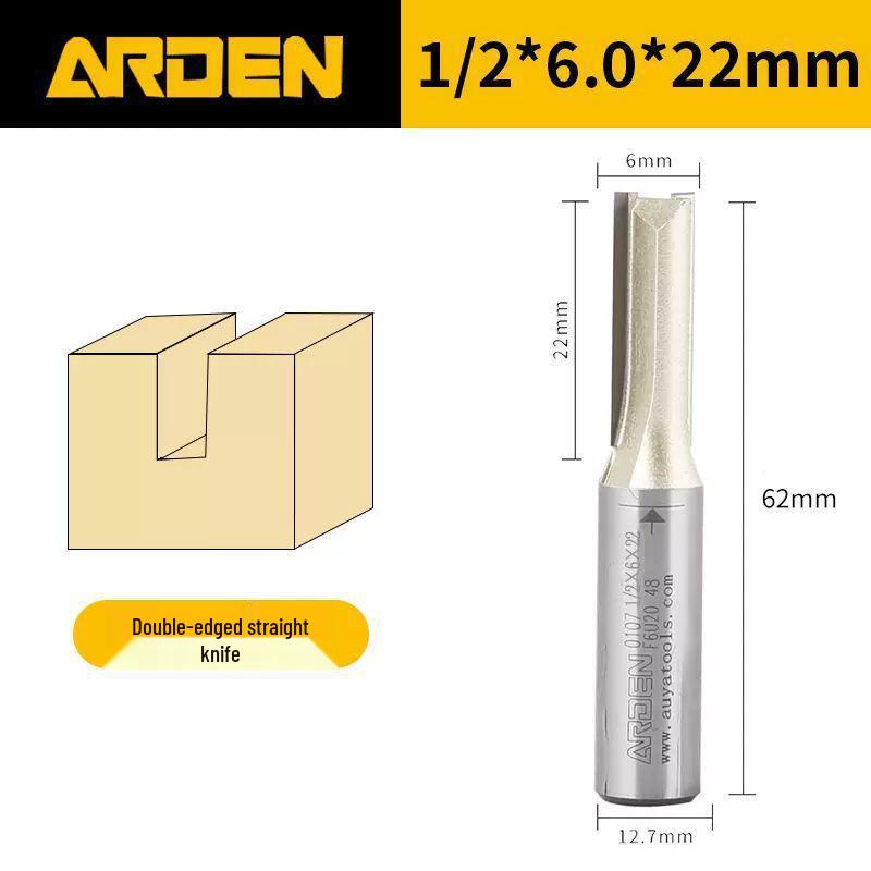 

Yaden Cutlery Double-Edged Metric Straight Blade Woodworking Cutter Head for Engraving and Trimming.