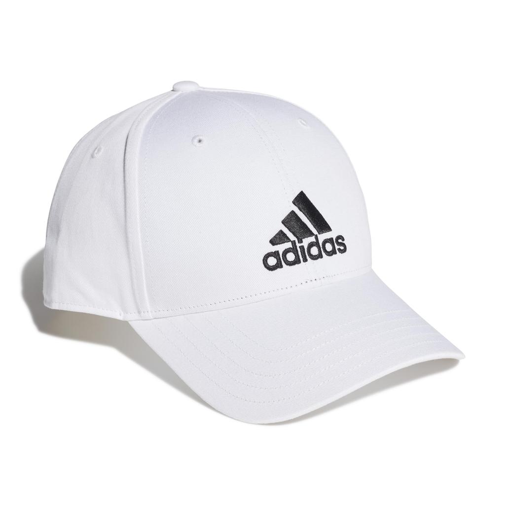Adidas Baseball Cap White/Black (FK0890), UPF 50+ Sun Protection, Lightweight Quick-Dry, Large Size 60-63cm. Model GNS10