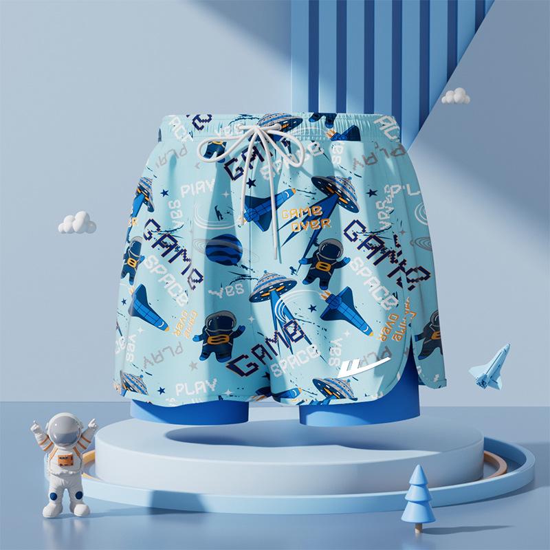 

Плавки-шорты Huili для мальчиков, двухслойные - Дизайн против неловких ситуаций для возраста 8-12 лет 2XL (Height: 120-130cm, Weight: 45-55kg)