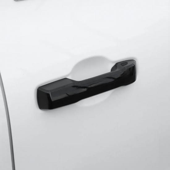 Fit For -2025 Toyota Tundra ABS Gloss Black Door Handle Decor Cover Trim 4P