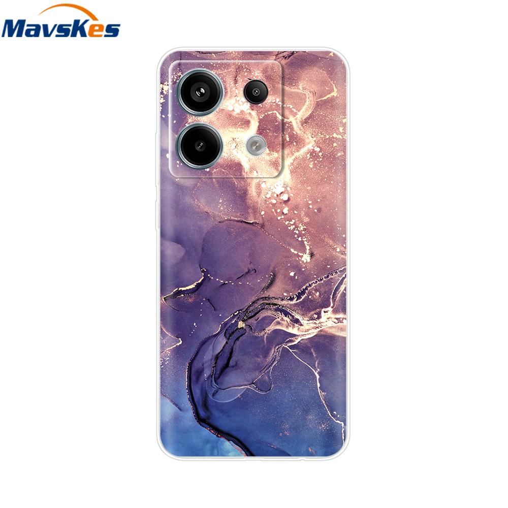 For Redmi Note 13 Pro 4G 5G Fundas Cover TPU Silicon Protective Case For Xiaomi Redmi Note13 13Pro Phone Clear Back Cover Bumper