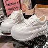 Leather Big Head Doll Head Casual Shoes Board Shoes Platform Muffin Bread Shoes Little White Shoes Women's Shoes Casual Versatile
