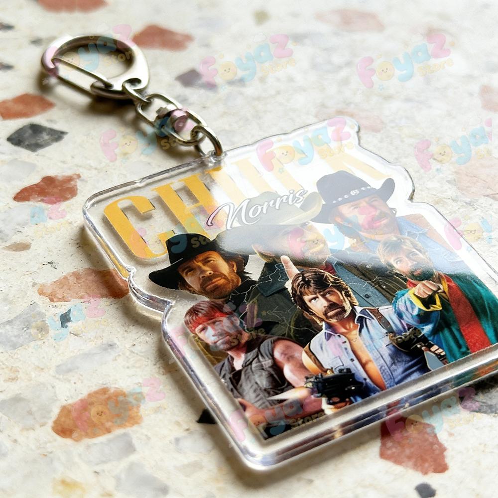 

Funny Chuck Norris Meme Keychains for Accessories Bag Charm Walker Martial Arts Keyrings Jewelry Friends Birthday Gifts