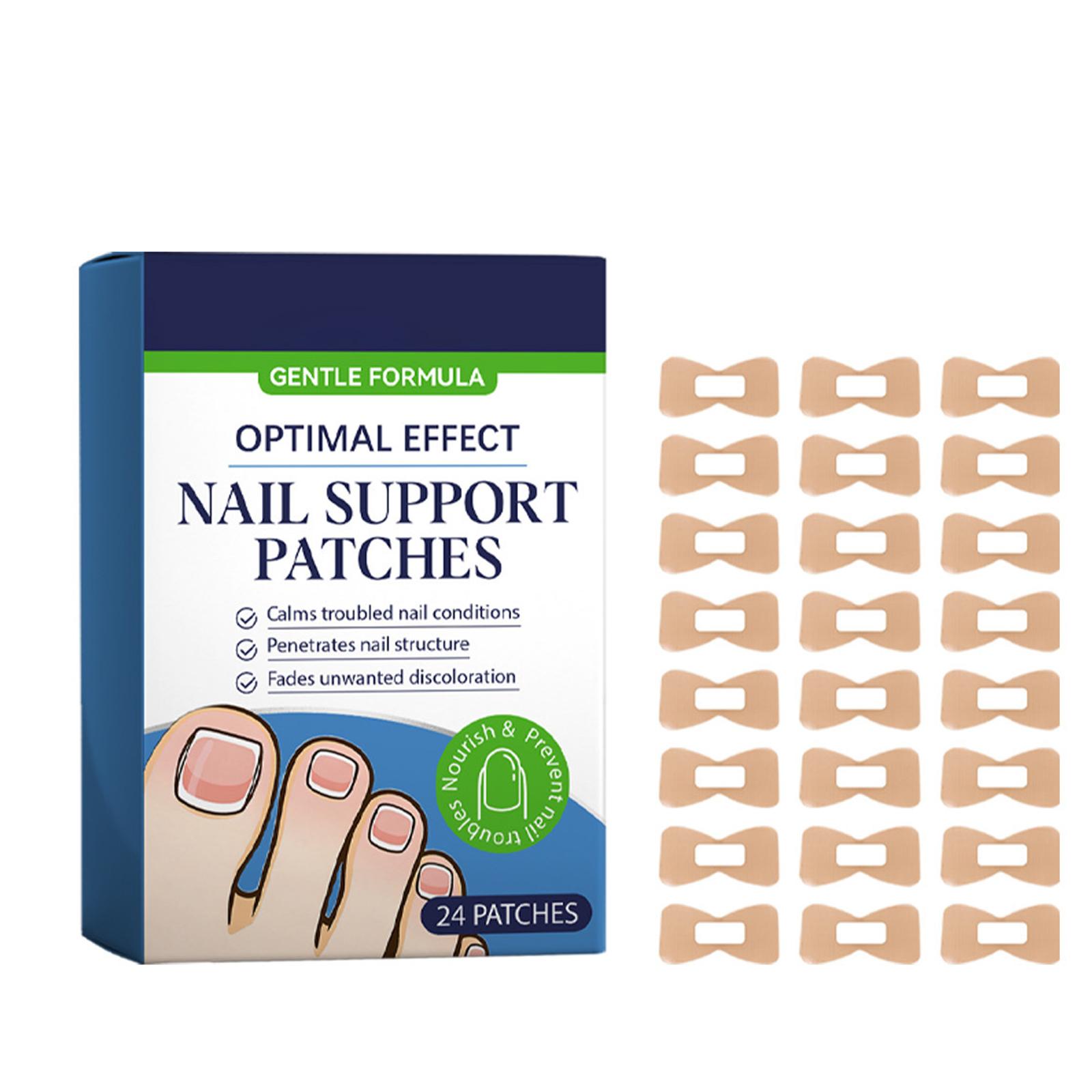 Nail Care Patch Nourishes Nails - Smoothens Nail Surface Nail Patch белый