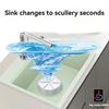 Ultrasonic Dish Washer Portable Mini Turbo Dishwasher, Vegetable Washing Machine Household Sink Dishwasher Device