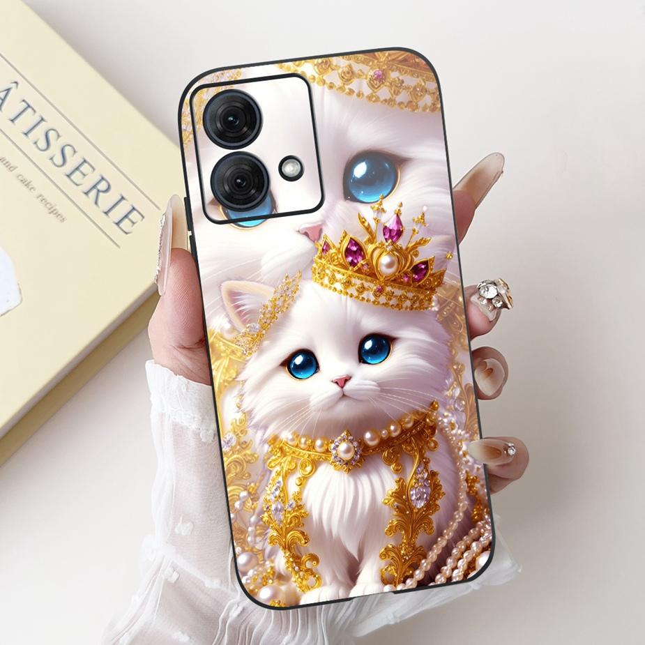 For Motorola Moto G54 5G Case XT2343-1 Luxury Candy Painted Cover Soft TPU Phone Case For Motorola G84 G 54 MotoG54 MotoG84 Bags