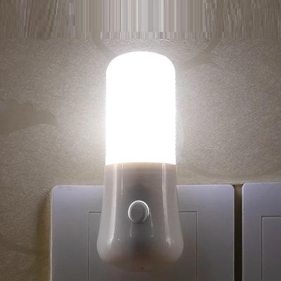 EU/US Zástrčka Noční Světla LED Noční Světlo Tlačítkový Spínač Ložnice Noční Lampa Pokoj pro Dítě Chodba Domácí Dekorace Nástěnná Zásuvková Lampa