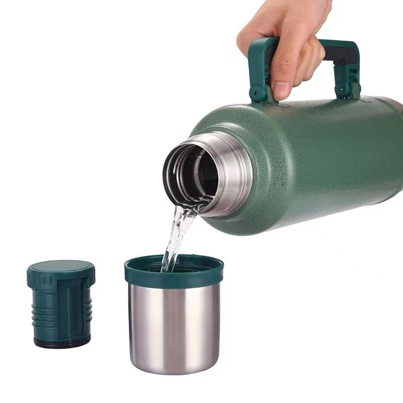 Double Wall Stainless Steel Thermos Bottle Portable Vacuum Flask Large Capacity Insulated Water Bottle Tumbler Tea Cup Mug