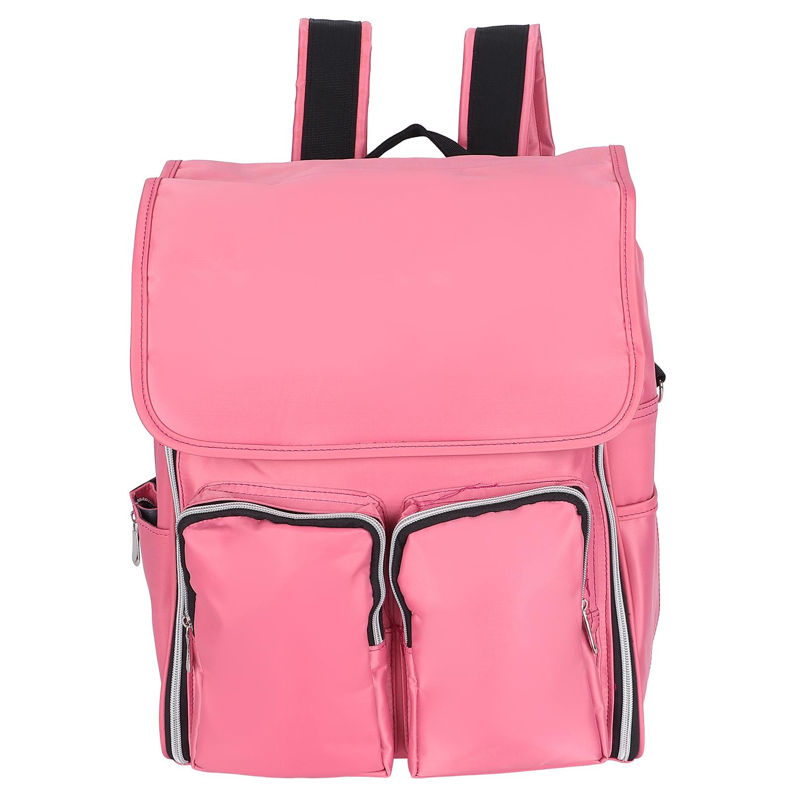 

Diaper Bag Backpack Nappy Baby Bags LargeCapacity Waterproof Stylish Travel Backpack for Mommy(Pink )