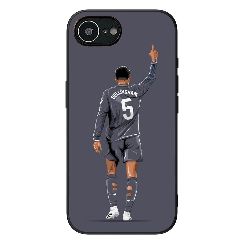 King No 5 Football B-Bellinghams No5 for Samsung Galaxy A36 A17 A26 A07 A35 A54 A53 A13 A33 A34 S8 S9 S20 S21 FE S10 Plus Case