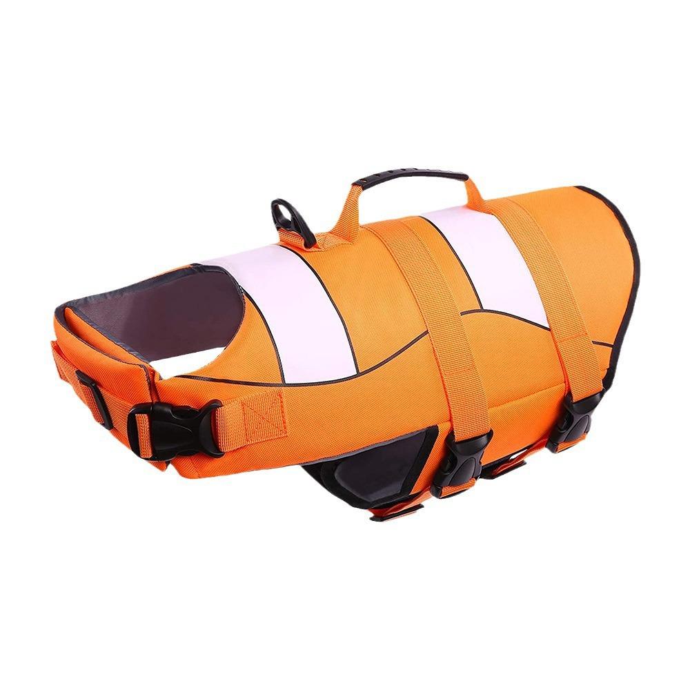Reflective Dog Life Jacket Superior Buoyancy Swimwear Safety Vest  Summer Swimming