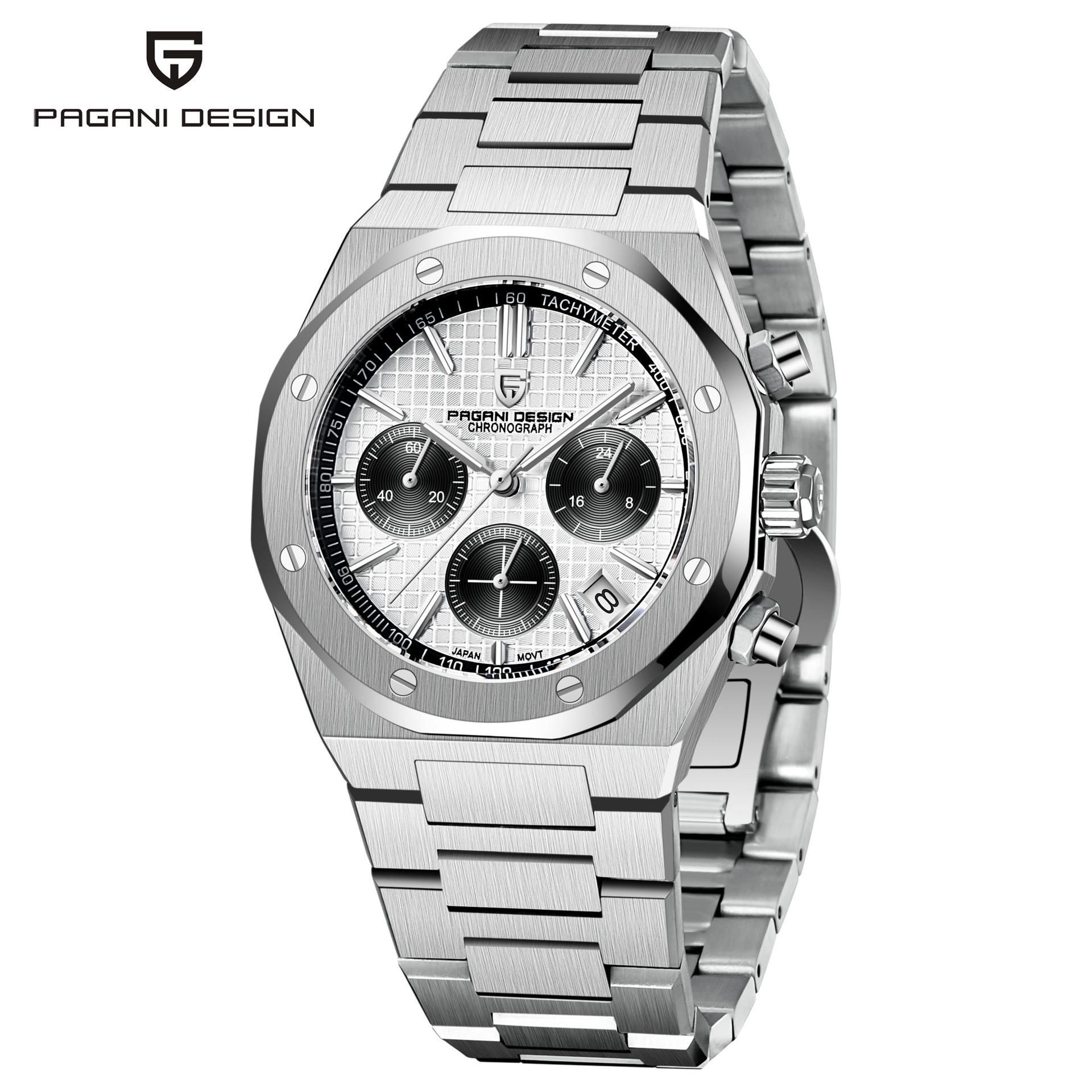 

Pagani Design Men s Quartz 6-Hand Chronograph Watch PD1707 белый