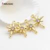 12*9mm Small Star Charm Connectors Accessories For Jewellery Making DIY Craft